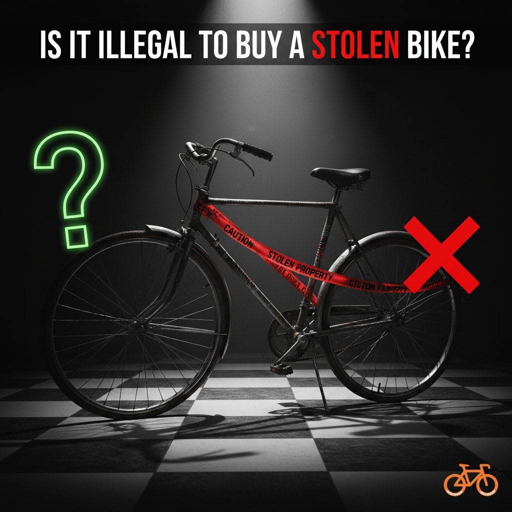 Ist es illegal, ein gestohlenes Fahrrad zu kaufen?